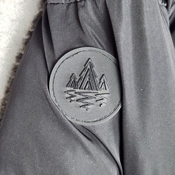 RAINFOREST Puffer Jacket Womens Large Black Softshell Lined Filled Zip Pockets - Picture 13 of 16